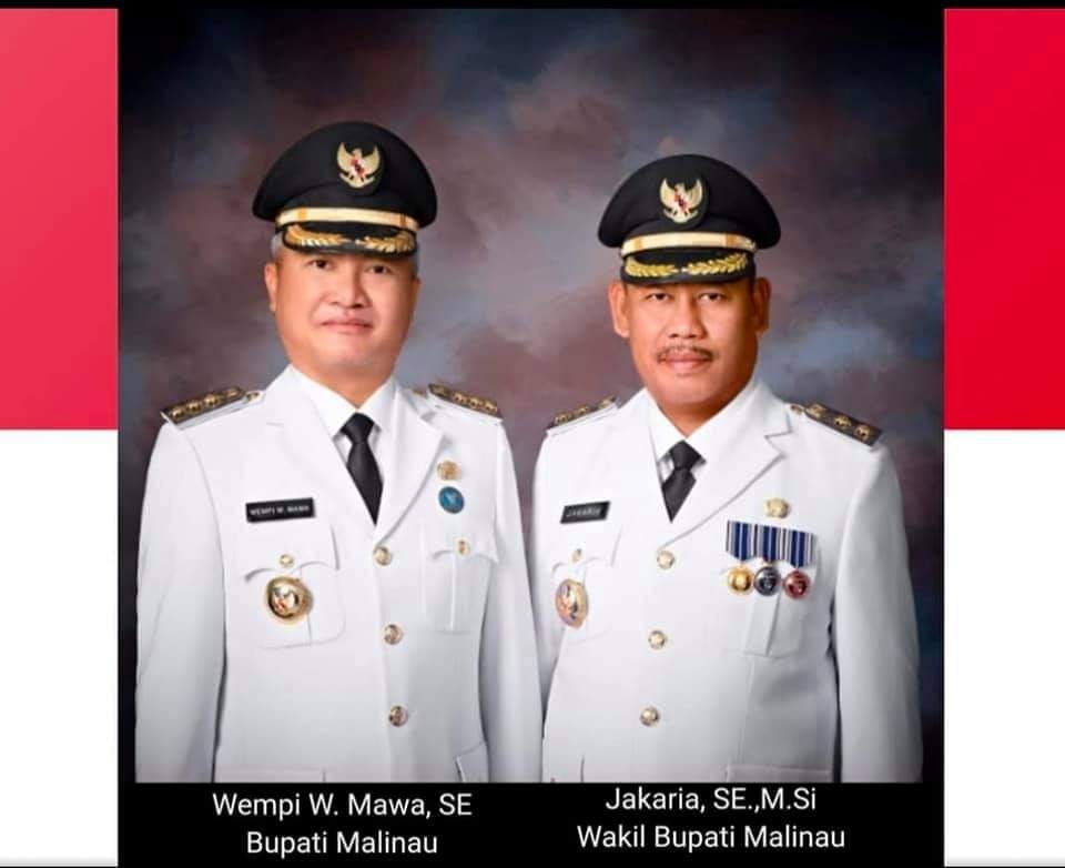 KEPEMIMPINAN BUPATI MALINAU BAPAK WEMPI W MAWA,SE,.MH DAN WAKIL BUPATI BAPAK JAKARIA,SE,.M.SI 